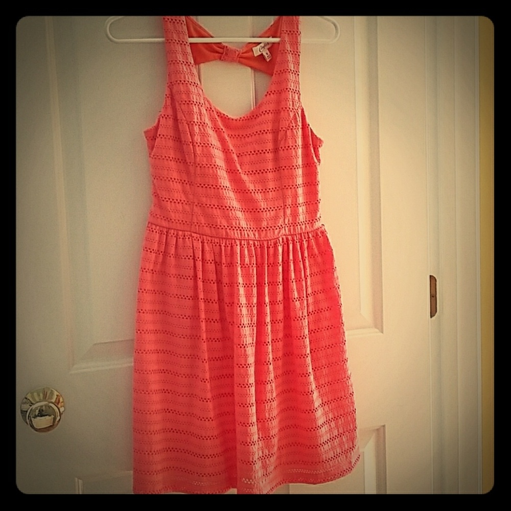 Open back dress